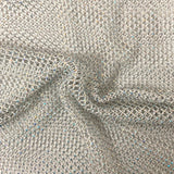 Rhinestone Fishnet Lace Fabric
