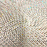 Rhinestone Fishnet Lace Fabric