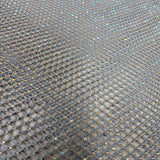 Rhinestone Fishnet Lace Fabric