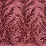 Ariba Floral Leaf Stretch Sequins Fabric - Nylon Spandex Mesh Fabric, 4-Way Stretch, 60" Width, 52" Sequins Width (1 Yard)