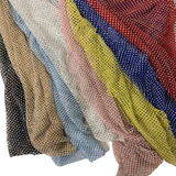 Rhinestone Fishnet Lace Fabric
