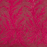 Ariba Floral Leaf Stretch Sequins Fabric - Nylon Spandex Mesh Fabric, 4-Way Stretch, 60" Width, 52" Sequins Width (1 Yard)