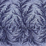 Ariba Floral Leaf Stretch Sequins Fabric - Nylon Spandex Mesh Fabric, 4-Way Stretch, 60" Width, 52" Sequins Width (1 Yard)