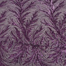 Ariba Floral Leaf Stretch Sequins Fabric - Nylon Spandex Mesh Fabric, 4-Way Stretch, 60" Width, 52" Sequins Width (1 Yard)