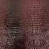 Faux Leather Vinyl Fabric 3D Embossed Gator