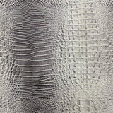 Faux Leather Vinyl Fabric 3D Embossed Gator