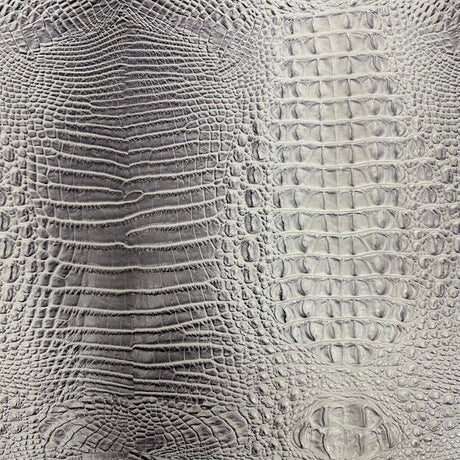 Faux Leather Vinyl Fabric 3D Embossed Gator