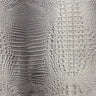 Faux Leather Vinyl Fabric 3D Embossed Gator