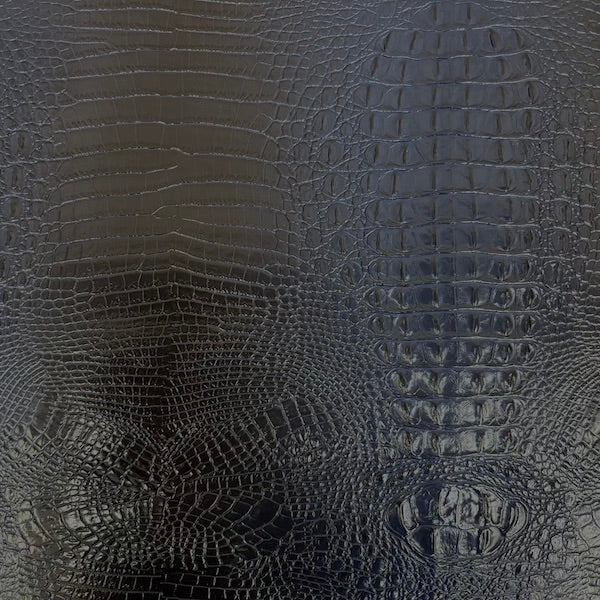 Faux Leather Vinyl Fabric 3D Embossed Gator