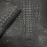 Faux Leather Vinyl Fabric 3D Embossed Gator