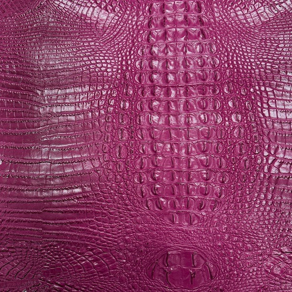 Faux Leather Vinyl Fabric 3D Embossed Gator