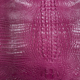 Faux Leather Vinyl Fabric 3D Embossed Gator