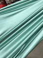 Shiny Nylon Spandex Seafoam Blue