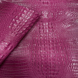 Faux Leather Vinyl Fabric 3D Embossed Gator