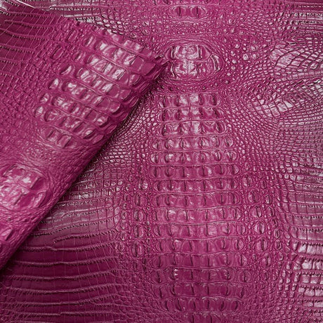 Faux Leather Vinyl Fabric 3D Embossed Gator
