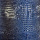 Faux Leather Vinyl Fabric 3D Embossed Gator