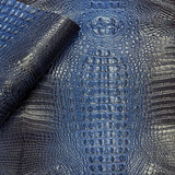 Faux Leather Vinyl Fabric 3D Embossed Gator