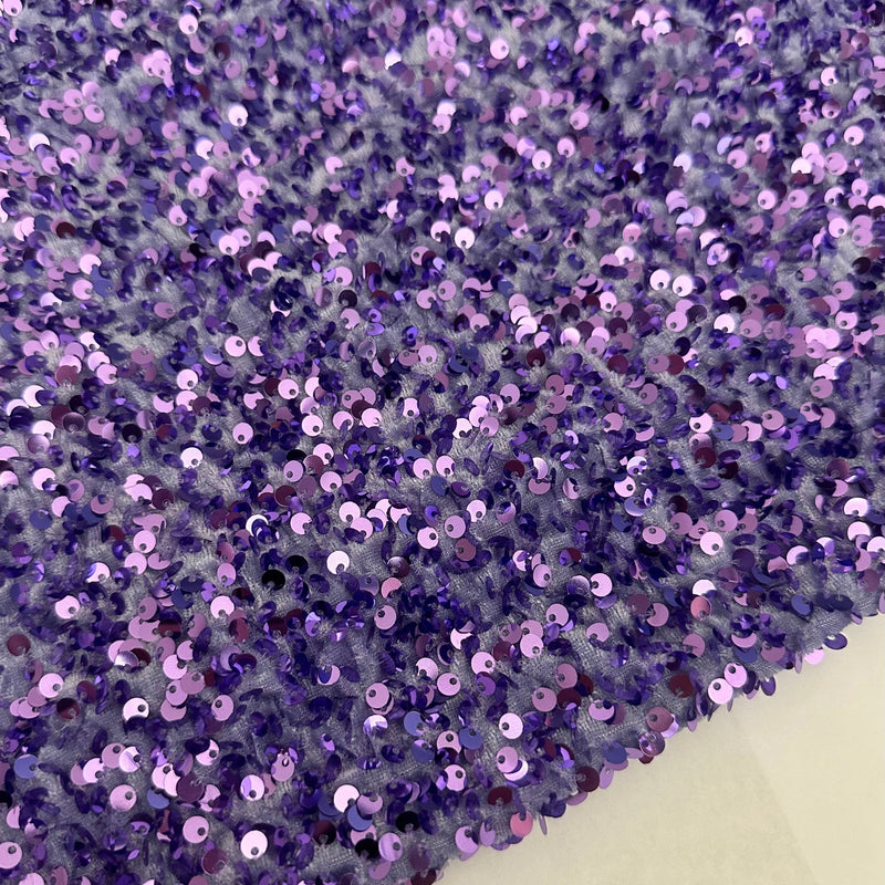 Sequin Velvet Lavender