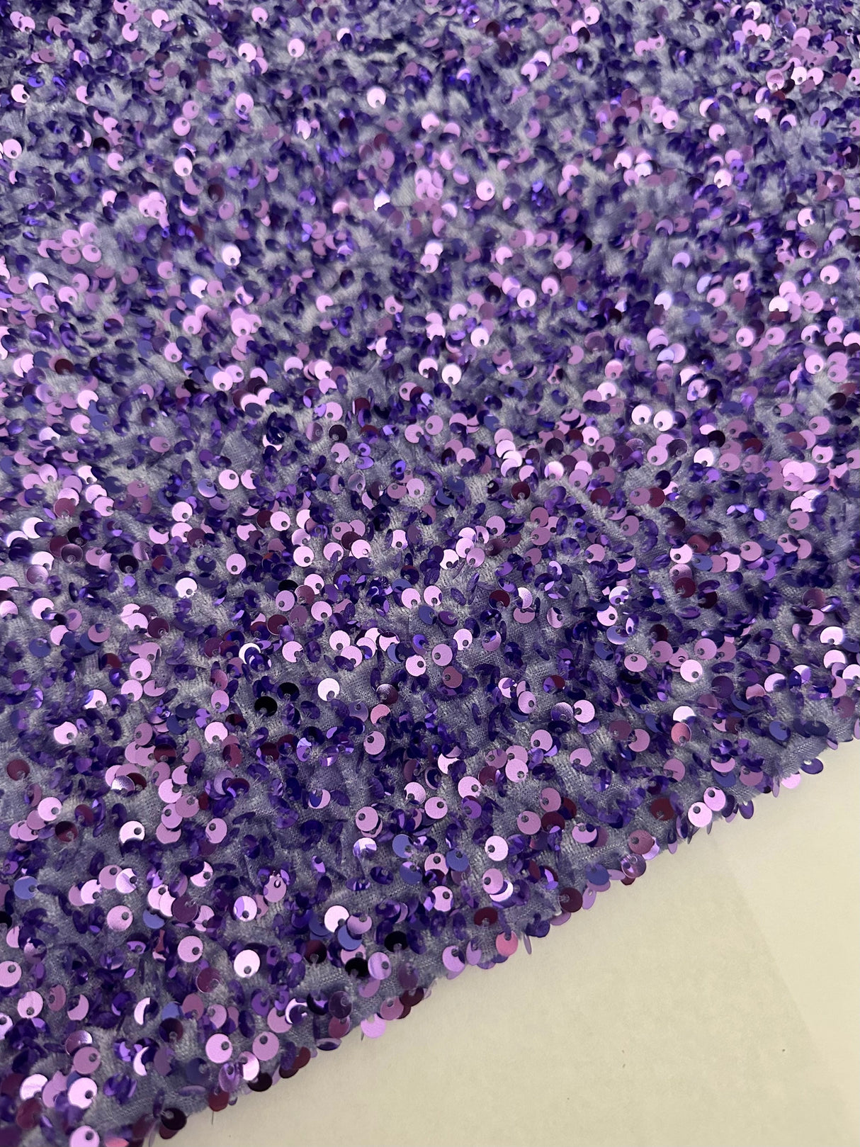 Sequin Velvet Lavender