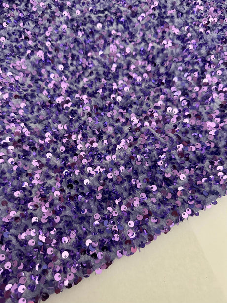 Sequin Velvet Lavender