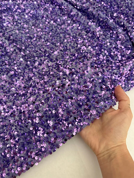 Sequin Velvet Lavender