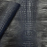 Faux Leather Vinyl Fabric 3D Embossed Gator