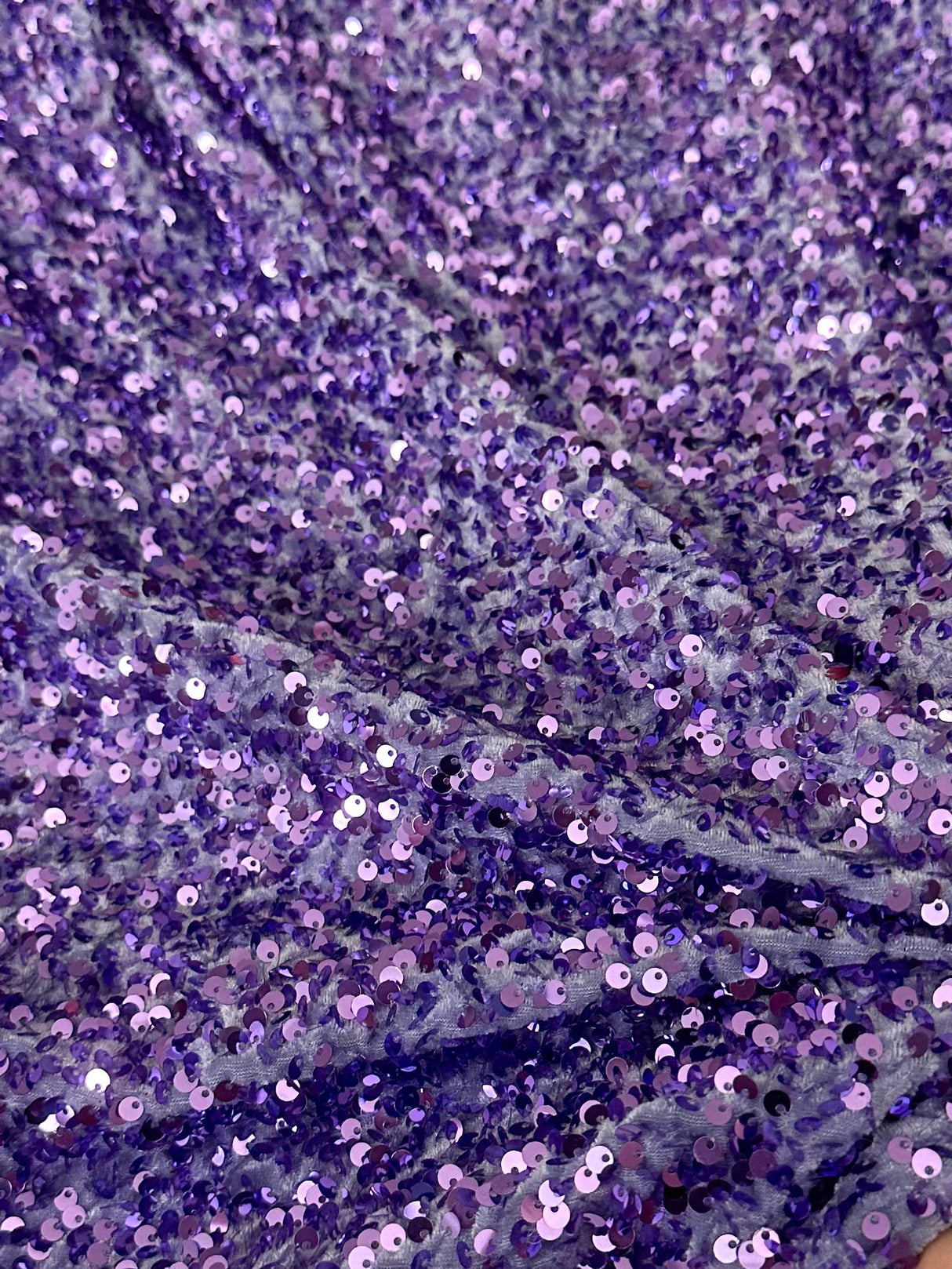 Sequin Velvet Lavender
