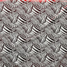 Traditional Polynesian Pattern Polyester Foil Fabric - Red & Black, 60" Width (1 Yard)
