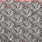 Polyester Foil Fabric Traditional Polynesian Pattern