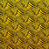 Polyester Foil Fabric Traditional Polynesian Pattern