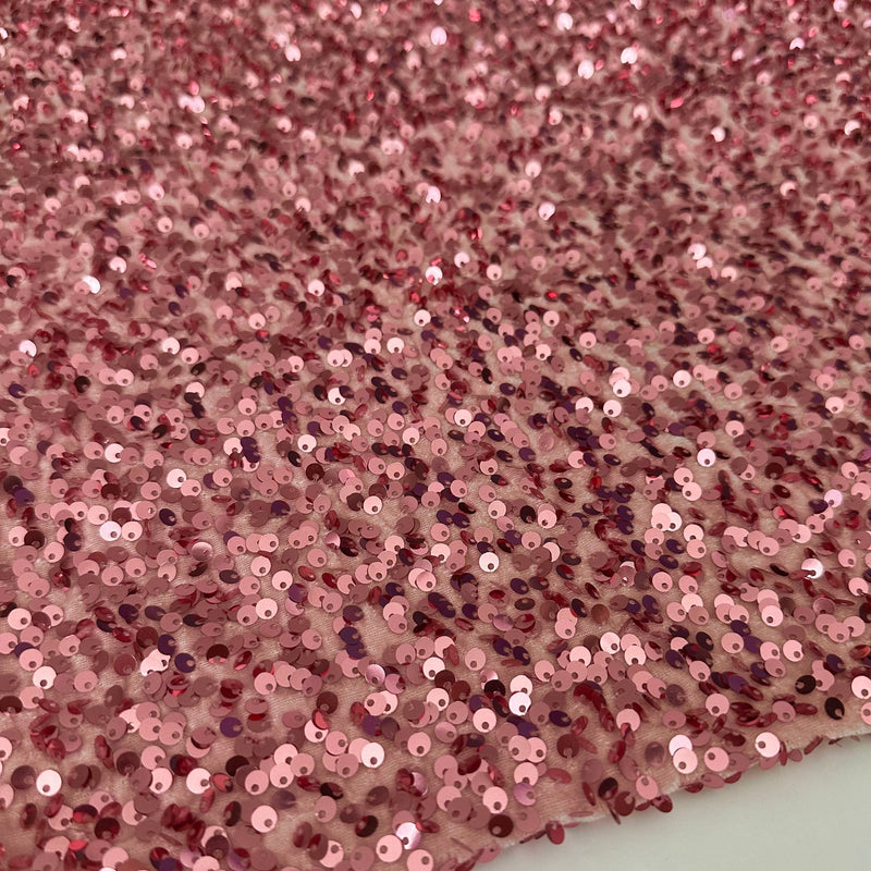 Sequin Velvet Blush