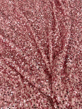 Sequin Velvet Blush