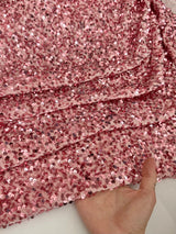 Sequin Velvet Blush