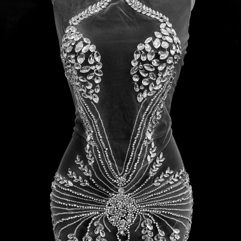 Rhinestone Applique Bodice