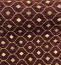 Mercedes Wine Damask Chenille Fabric - Wine Damask, 56" Width (1 Yard)