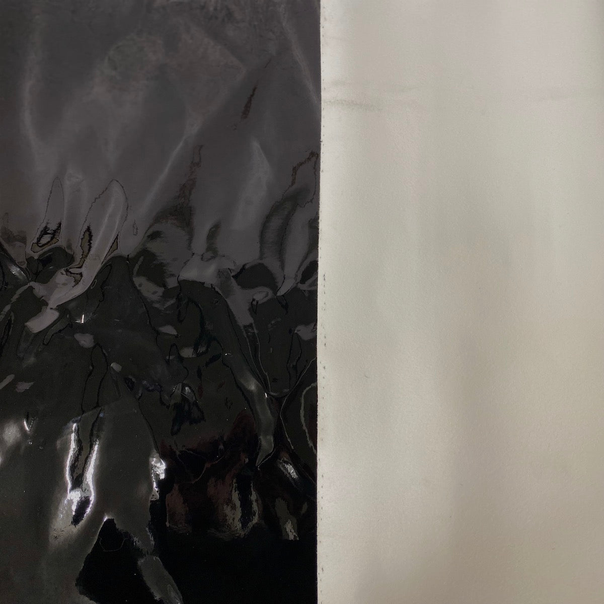 Chrome Reflective Mirror Vinyl Fabric - Silver, 54" Width (1 Yard)