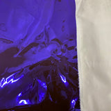 Chrome Reflective Mirror Vinyl Fabric - Silver, 54" Width (1 Yard)