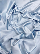 Stretch Crepe Back Satin Dusty Blue