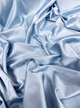 Stretch Crepe Back Satin Dusty Blue