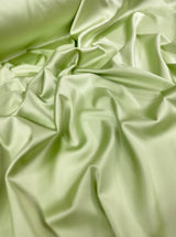 Pistachio Stretch Crepe Back Satin