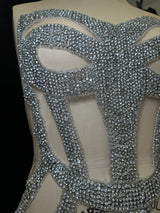 Rhinestone Bodice Applique