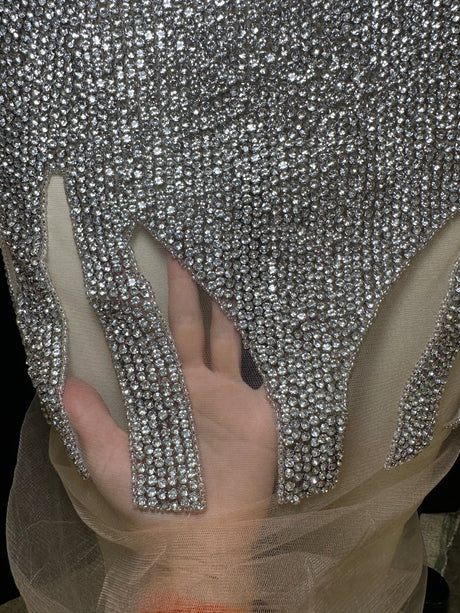 Rhinestone Bodice Applique