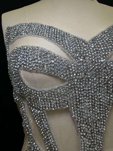 Rhinestone Bodice Applique