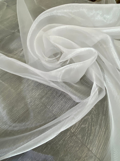 Shimmering Crystal Organza