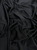 Black Stretch Crepe Back Satin