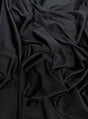 Black Stretch Crepe Back Satin