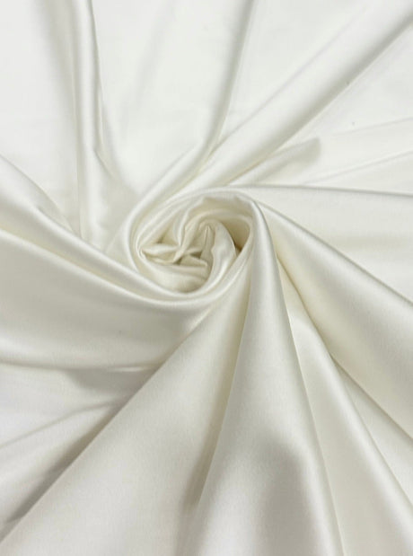Ivory Stretch Crepe Back Satin