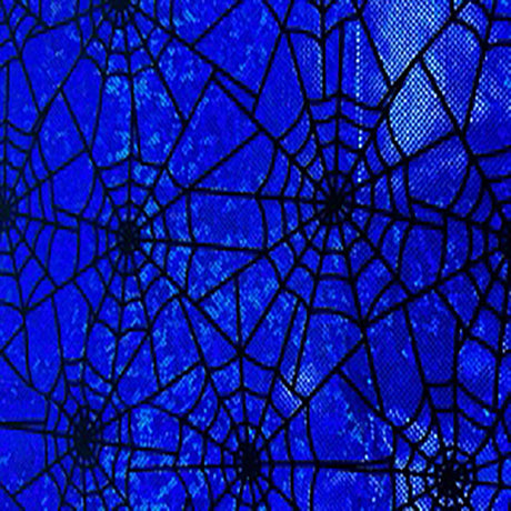 Nylon Spandex Spider Web Flocking Hologram Fabric