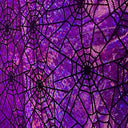 Spider web flocking hologram nylon spandex fabric by the yard for costumes, cosplay and creative apparel projects