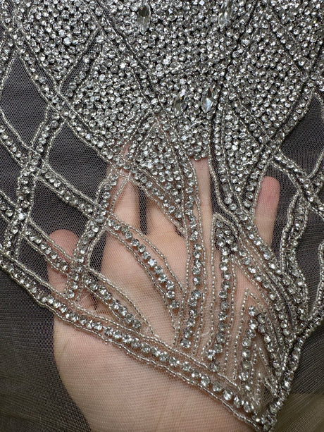 Rhinestone Bodice Applique